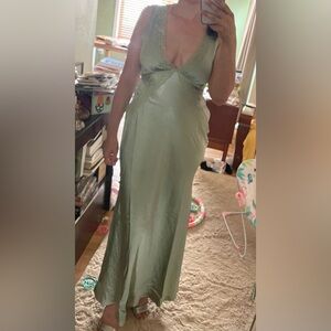 Selfie Leslie Sage Green Maxi Dress